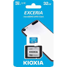 KIOXIA Carte Mémoire micro SDHC UHS-I - 32 GB