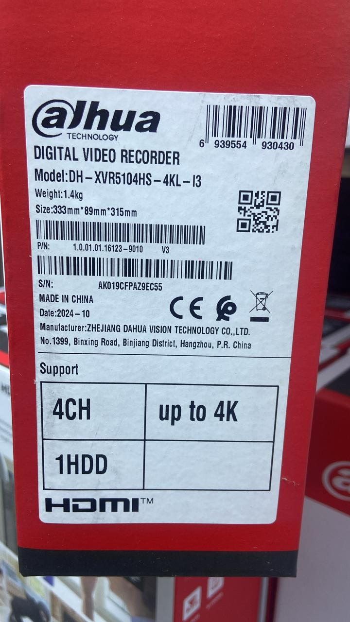 DVR(DH-XVR5104HS-4KL-I3)