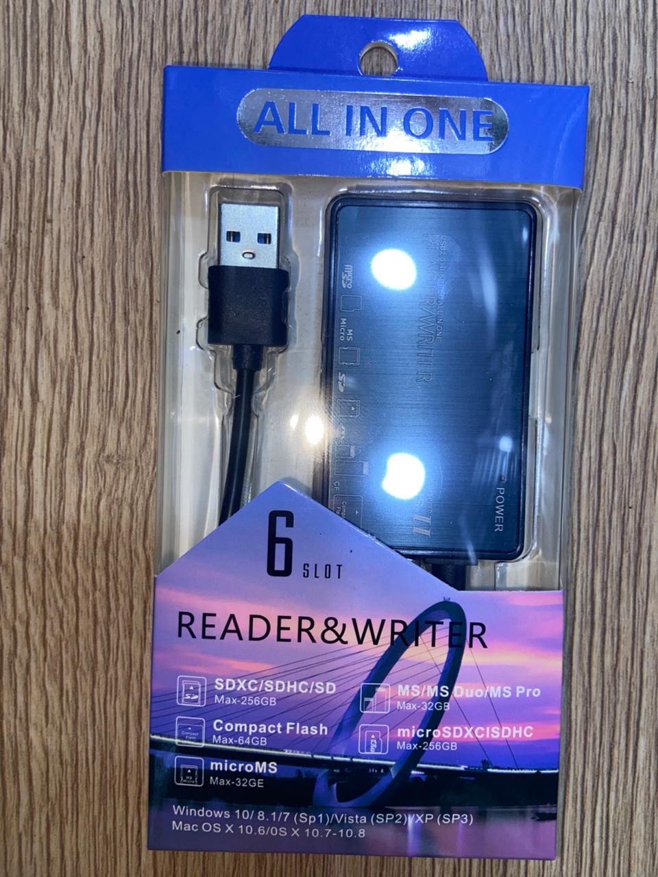 LECTEUR BLEAU ALL IN ONE