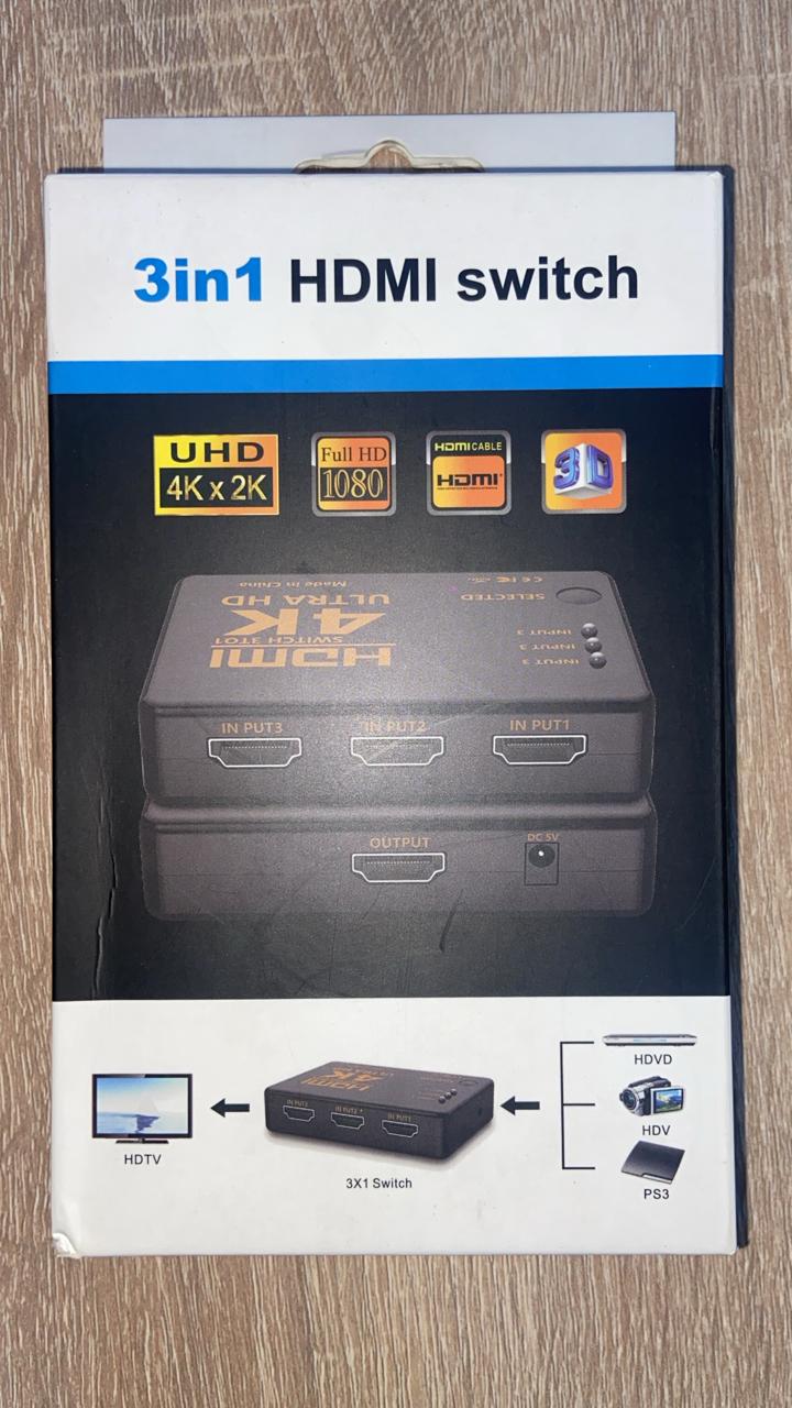 SWITCH  3 ENTRÉES 1 SORTIE 4K