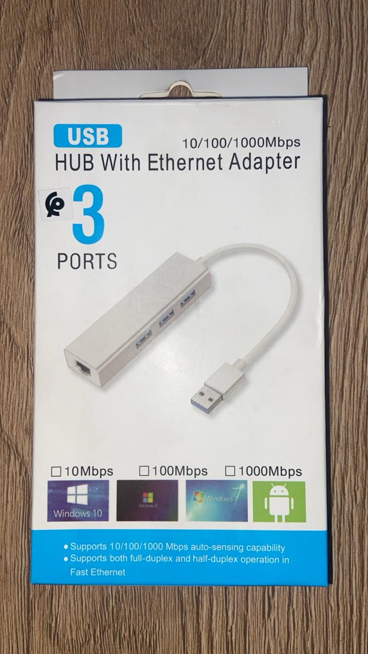 HUB WITH ETHERNET ADAPTER